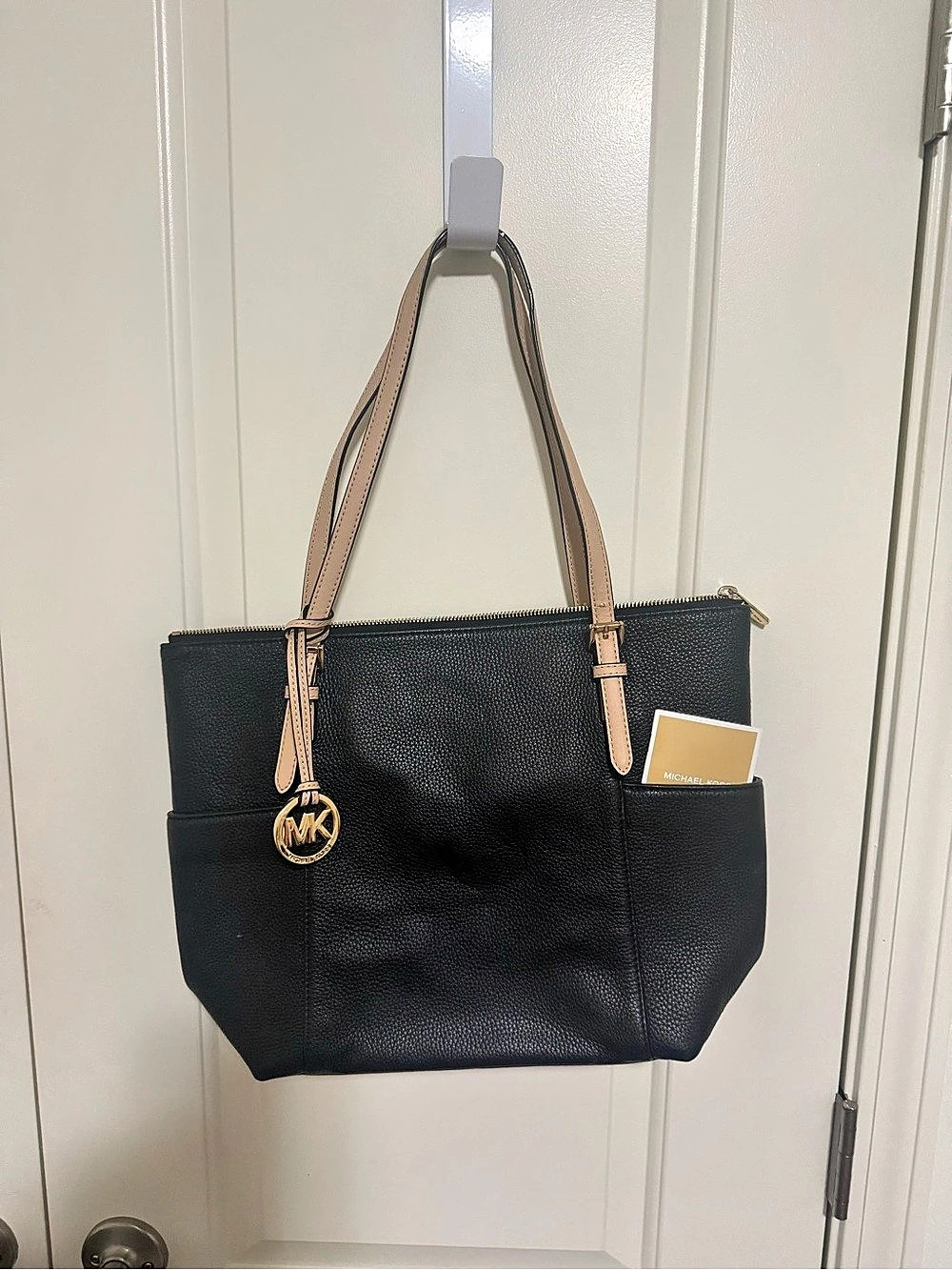 Michael Kors Voyager East West Tote Leather Black & Brown